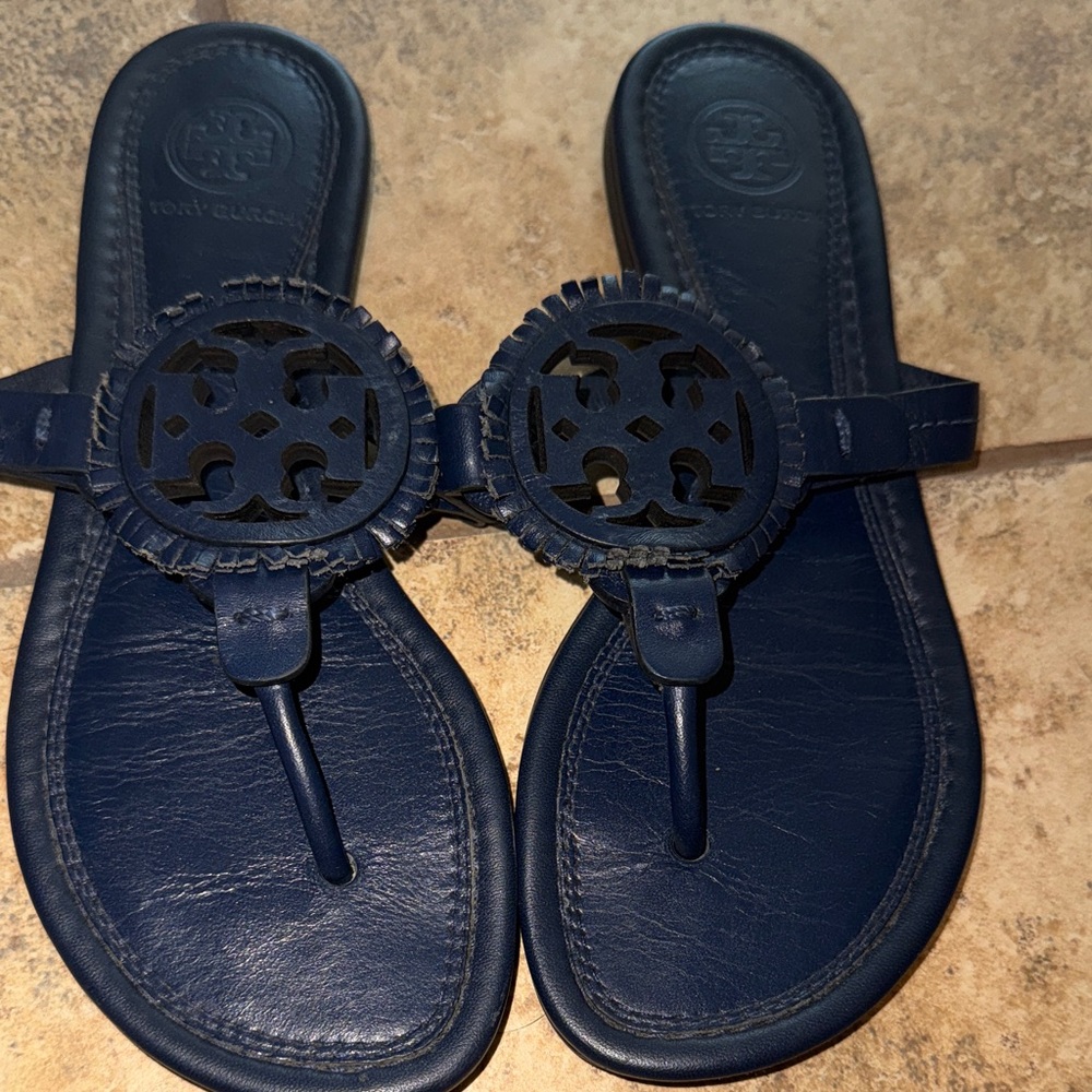 Tory Burch Dark Blue/Navy Sandals